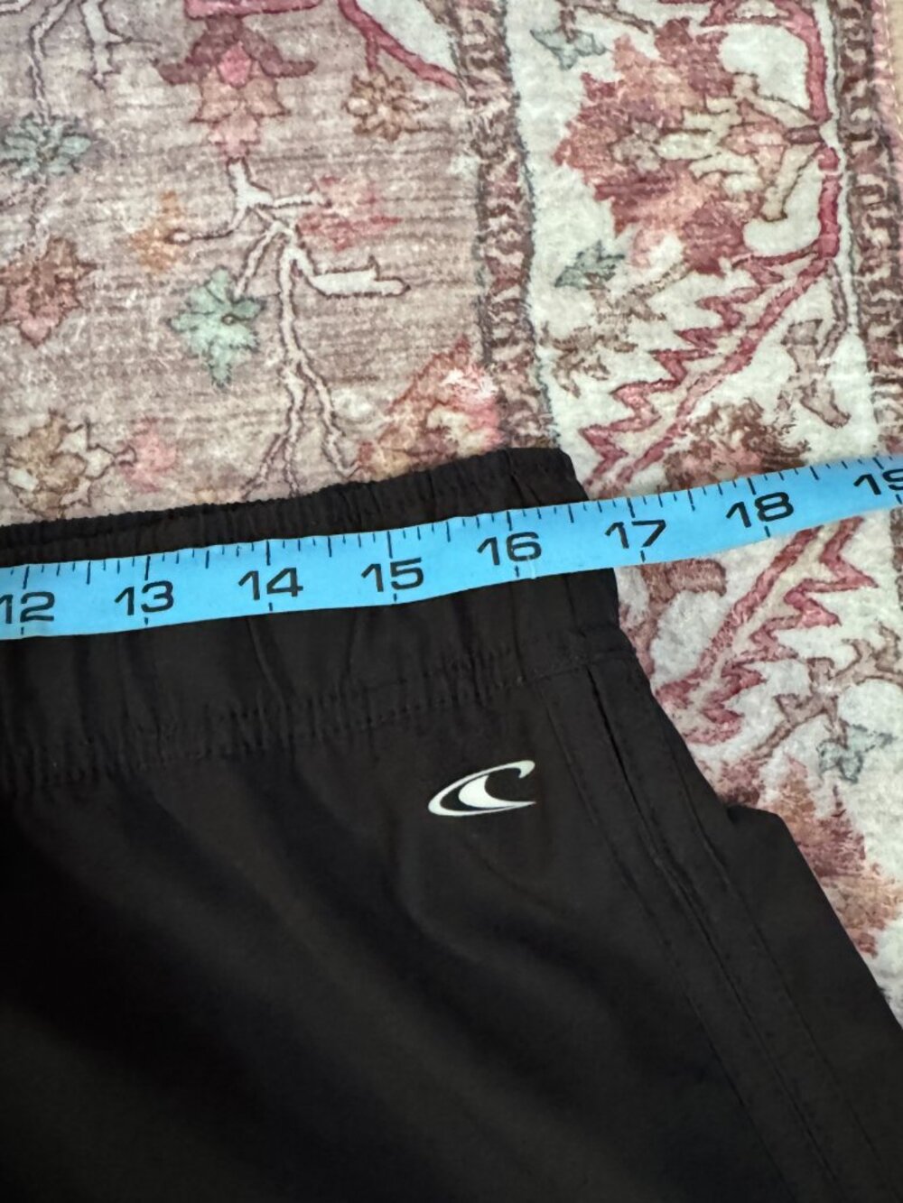 O'Neill Hyperfreak Women's Large Black Board Shorts, Elastic Drawstring - Picture 6 of 7